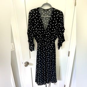 Lulu's Wrap Polka Dot Dress Size XL